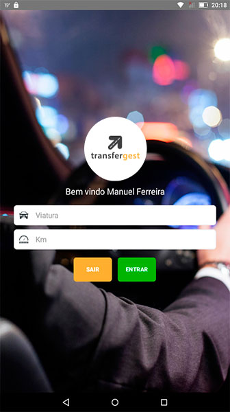 Aplicação transferges android